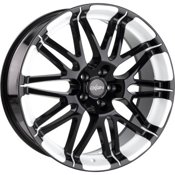 7.5x17 ET35 - LK5/112 ML72.6 Oxigin 14 Oxrock black foil white