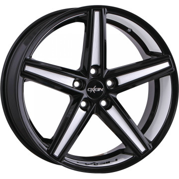 9x20 ET45 - LK5/112 ML66.6 Oxigin 18 Concave black foil white