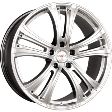 8.5x19 ET45 - LK5/120 ML74.1 Axxion AX4 chrom silber lackiert