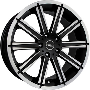 7x16 ET38 - LK5/112 ML74.1 Proline PXC carbon matt polished