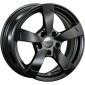 7.5x17 ET40 - LK5/114.3 ML74.1 DBV Torino II schwarz matt lackiert