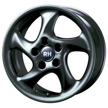 8.5x18 ET52 - LK5/130 ML71.5 RH Alurad AH Turbo racing schwarz lackiert