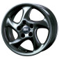 8.5x18 ET52 - LK5/130 ML71.5 RH Alurad AH Turbo racing schwarz lackiert