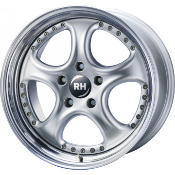 10x18 ET28 - LK5/112 ML72.6 RH Alurad AL Cup silber Horn hochglanz poliert