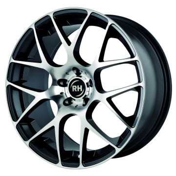 8.5x18 ET45 - LK5/108 ML72.6 RH Alurad NBU Race schwarz voll poliert