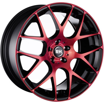 8.5x19 ET35 - LK5/120 ML72.6 RH Alurad NBU Race color polished - red