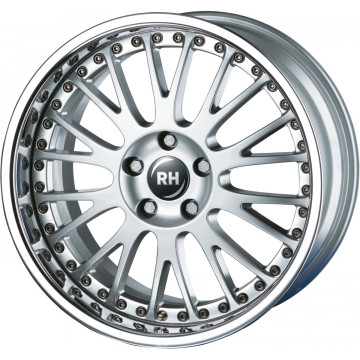 8.5x19 ET61 - LK5/112 ML158 RH Alurad RAN Crossline silber mit Edelstahlhorn