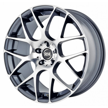 8.5x18 ET45 - LK5/114.3 ML72.6 RH Alurad NBU Race anthrazit voll poliert