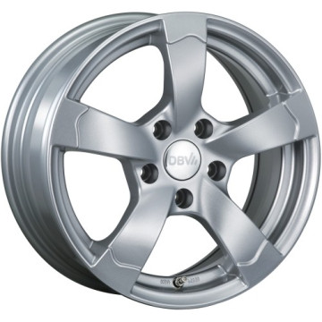7x16 ET35 - LK5/112 ML66.6 DBV Torino II silber metallic lackiert