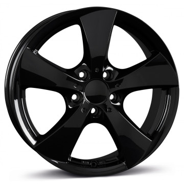 6.5x16 ET49 - LK5/112 ML66.5 Borbet TB black glossy