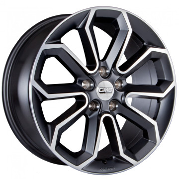 7.5x17 ET47 - LK5/112 ML66.5 CMS C20 diamant schwarz matt