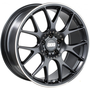 10x19 ET38 - LK5/130 ML71.6 BBS CH-R schwarz matt