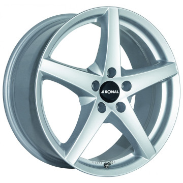 8x17 ET42 - LK5/120 ML82 Ronal R41 silber