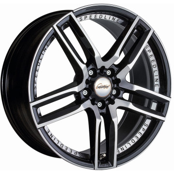 9.5x19 ET35 - LK5/112 ML76 Ronal SL1 Imperatore schwarz-frontkopiert