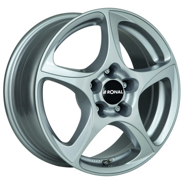 7x17 ET45 - LK5/114.3 ML82 Ronal R53 kristallsilber