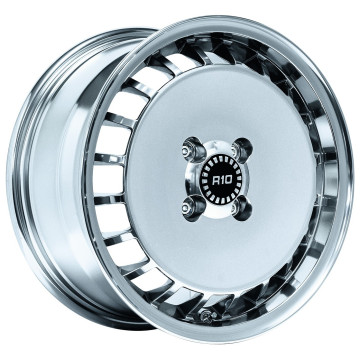 7x15 ET37 - LK4/100 ML68 Ronal R10 Turbo poliert