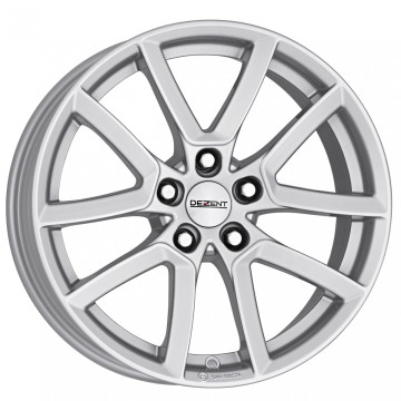 7.5x17 ET37 - LK5/112 ML66.6 Dezent TF silver