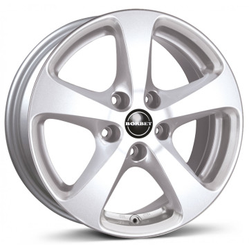 8.5x19 ET45 - LK5/120 ML72.5 Borbet CC crystal silver