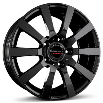 7.5x17 ET50 - LK5/114.3 ML72.5 Borbet C2C black glossy