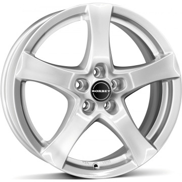6x15 ET35 - LK4/98 ML64 Borbet F brilliant silver