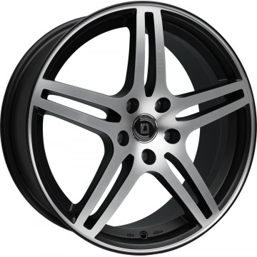 8x17 ET39 - LK5/112 ML66.6 Diewe Chinque nero machined