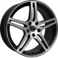 8x17 ET39 - LK5/112 ML66.6 Diewe Chinque nero machined