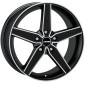 8.5x20 ET30 - LK5/112 ML70 Autec Typ D - Delano schwarz matt poliert