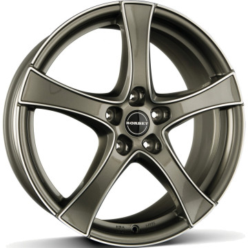 7.5x19 ET40 - LK5/114.3 ML72.5 Borbet F graphite polished