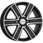 8x16 ET20 - LK6/139.7 ML106.1 Dezent TJ black polished
