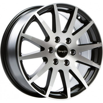 7.5x18 ET60 - LK5/118 ML71.1 Tomason TN1F black matt polished