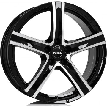9x19 ET50 - LK5/150 ML110.1 Rial Quinto diamant-schwarz-frontpoliert