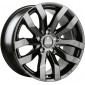 6.5x16 ET50 - LK5/108 ML63.4 CMS C22 complete black glossy