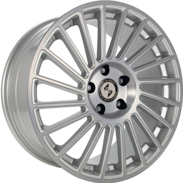 9x20 ET42 - LK5/120 ML65.1 Etabeta Venti-R silver shiny polish *VW Bus*
