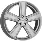 7x16 ET45 - LK5/120 ML65.1 Dezent TH silver