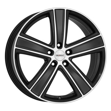 7x16 ET40 - LK5/114.3 ML71.6 Dezent TH black polished