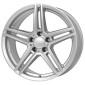 7x16 ET48 - LK5/112 ML66.5 Rial M10 polar-silber