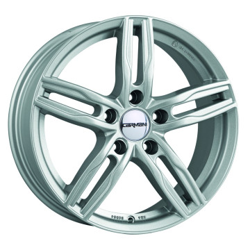 7.5x17 ET38 - LK5/114.3 ML72.6 Carmani 14 Paul kristallsilber