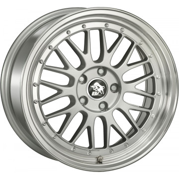 8.5x18 ET45 - LK5/112 ML66.5 Ultra Wheels UA3 LM silver / lip polished