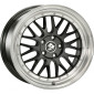 9.5x19 ET35 - LK5/120 ML72.6 Ultra Wheels UA3 LM black / lip polished