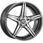 10x22 ET45 - LK5/130 ML71.6 ArtForm AF-301 gunmetal polished