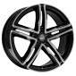 7.5x17 ET45 - LK5/112 ML66.6 2DRV WH11 schwarz hochglanzpoliert