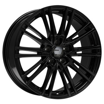 7.5x17 ET37 - LK5/112 ML66.6 2DRV WH18 schwarz glänzend lackiert