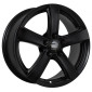 6.5x16 ET50 - LK5/112 ML57.1 2DRV WH24 schwarz matt lackiert