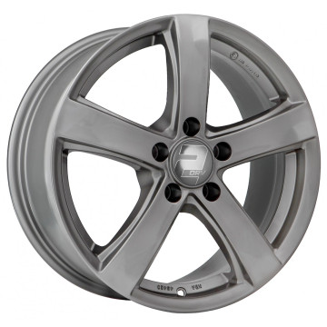 6.5x16 ET46 - LK5/112 ML57.1 2DRV WH24 daytona grau lackiert