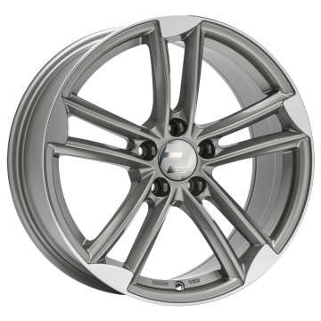 9x20 ET33 - LK5/112 ML66.6 2DRV WH27 daytona grau hochglanzpoliert