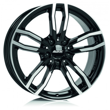 8x18 ET30 - LK5/112 ML66.5 Alutec Drive diamant-schwarz frontpoliert