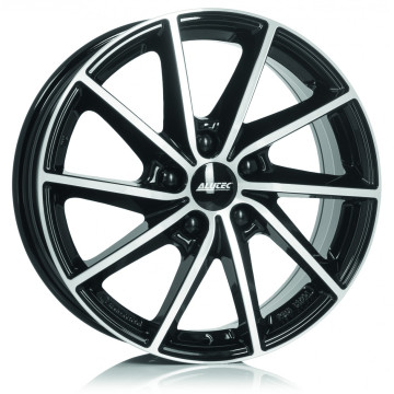 6x15 ET47 - LK4/100 ML54.1 Alutec Singa diamant-schwarz frontpoliert