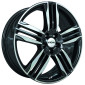 10x22 ET50 - LK5/127 ML71.5 Ronal R58 schwarz-frontkopiert