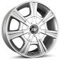 7.5x17 ET55 - LK5/120 ML65.1 Borbet CH crystal silver