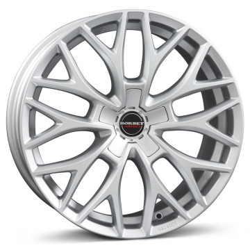8.5x19 ET45 - LK5/108 ML72.5 Borbet DY brilliant silver